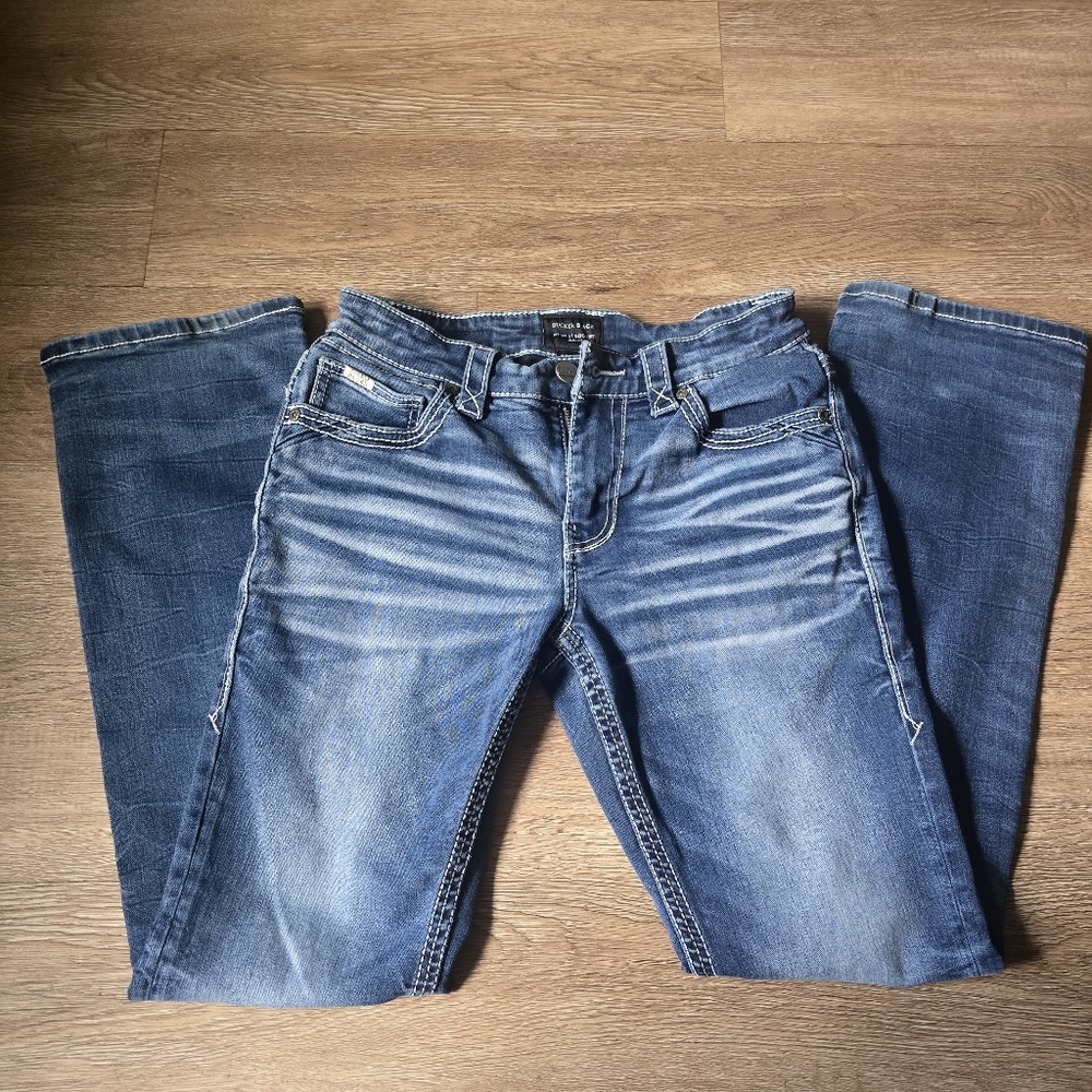 Buckle Black Medium Blue Slim Fit Jeans